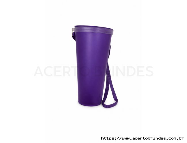 Copo label com tirante