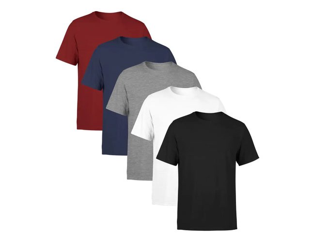 Camiseta Algodão e Poliéster