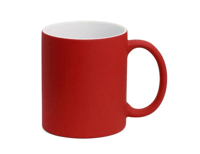 Caneca para Sublimação de Cerâmica Vermelha Fosca - 325ml