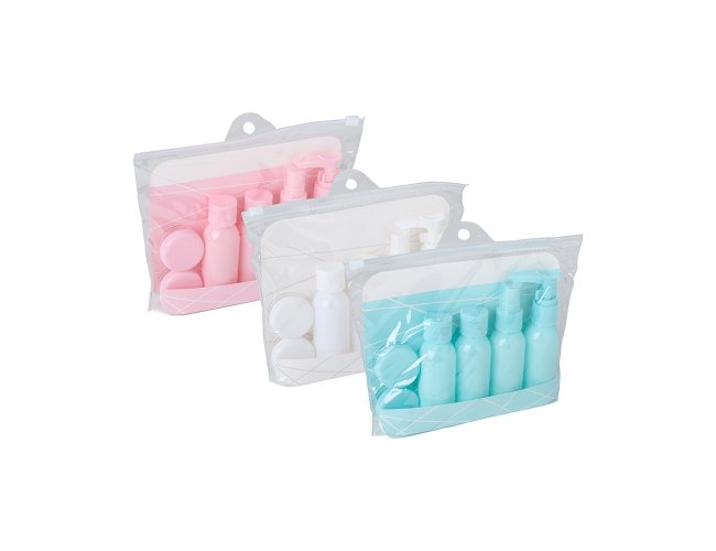 Kit Viagem Plstico 6 Peas