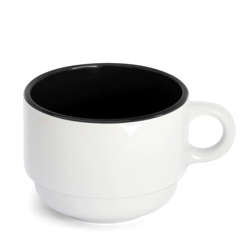 Xícara com Interior Preto- 150ml